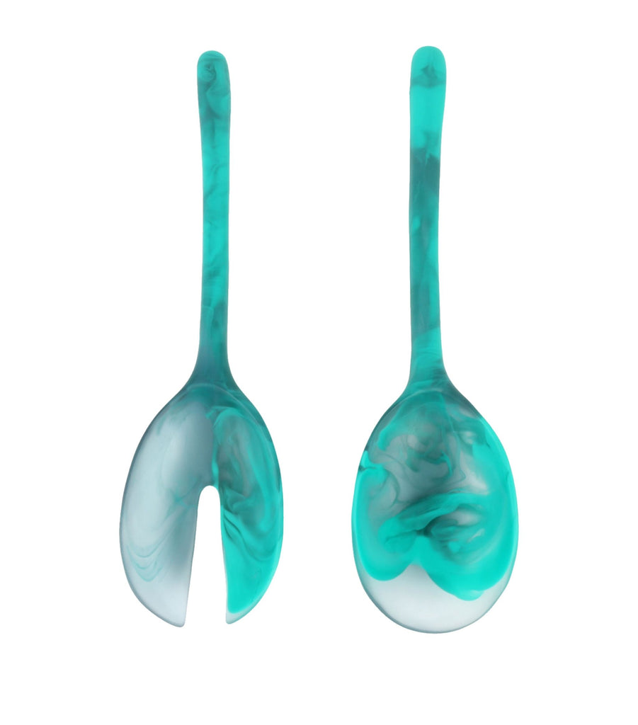 Resin Stone Salad Servers