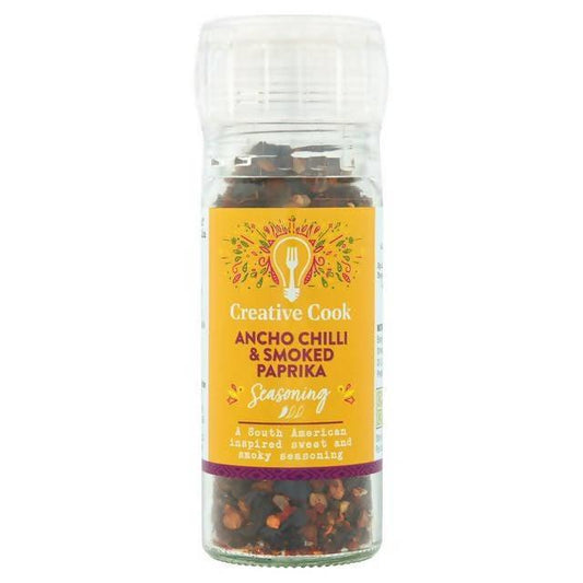 Creative Cook Ancho Chilli & Smoked Paprika Seasoning 40g Herbs spices & seasoning Sainsburys   