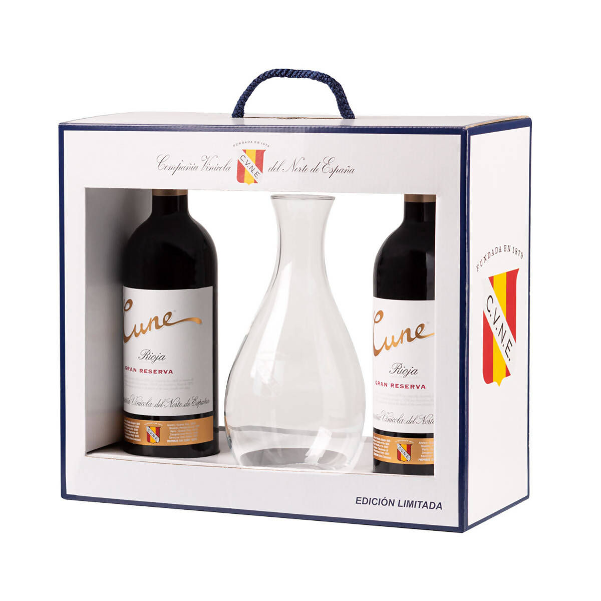 CVNE Gran Reserva Wine and Decanter Gift Set, 2 x 75cl Wine & Champagne Costco UK   