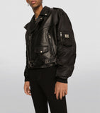 Leather Biker Jacket Miscellaneous Harrods   