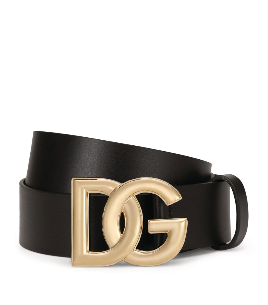 Leather Logo Belt