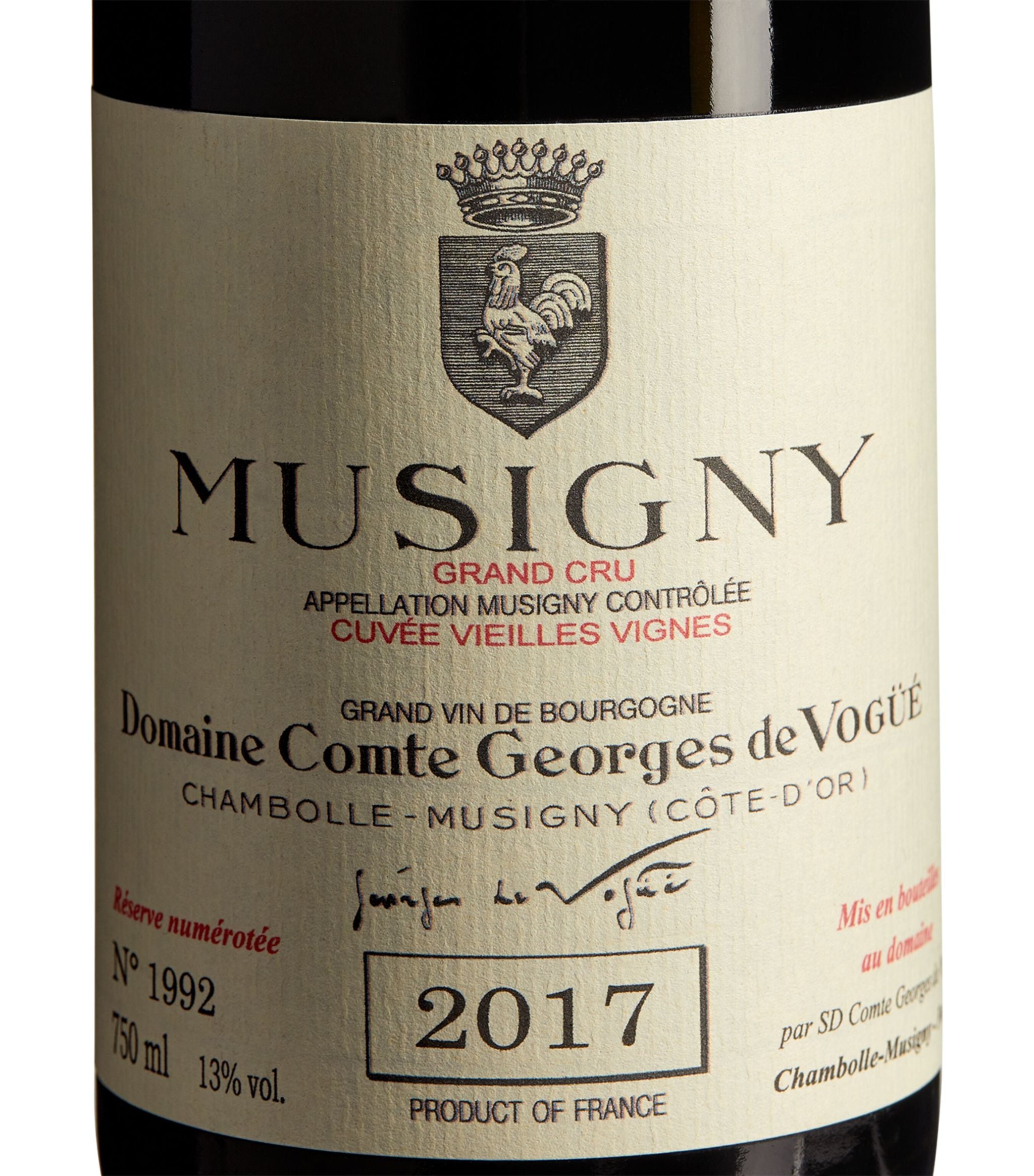 Vogue Musigny Grand Cru 2017 (75cl) – Burgundy, France GOODS Harrods   