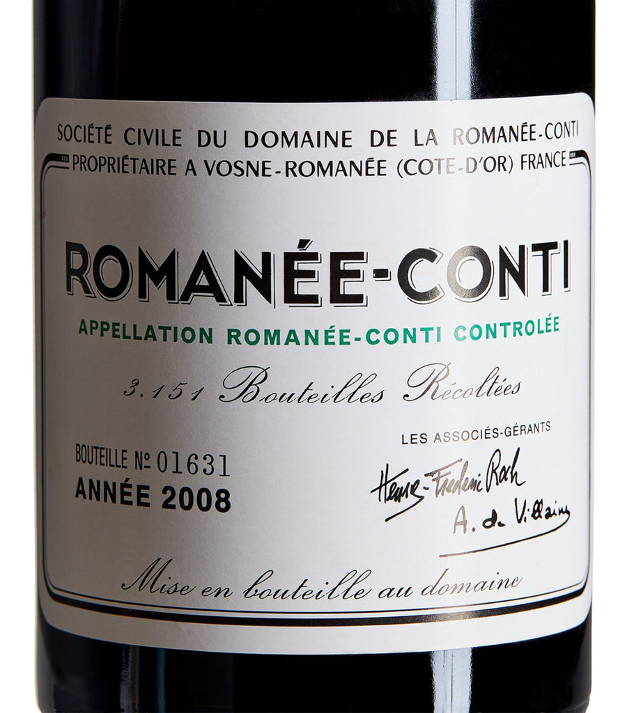 Romanee-Conti Grand Cru Pinot Noir 2008 (75cl) - Burgundy, France