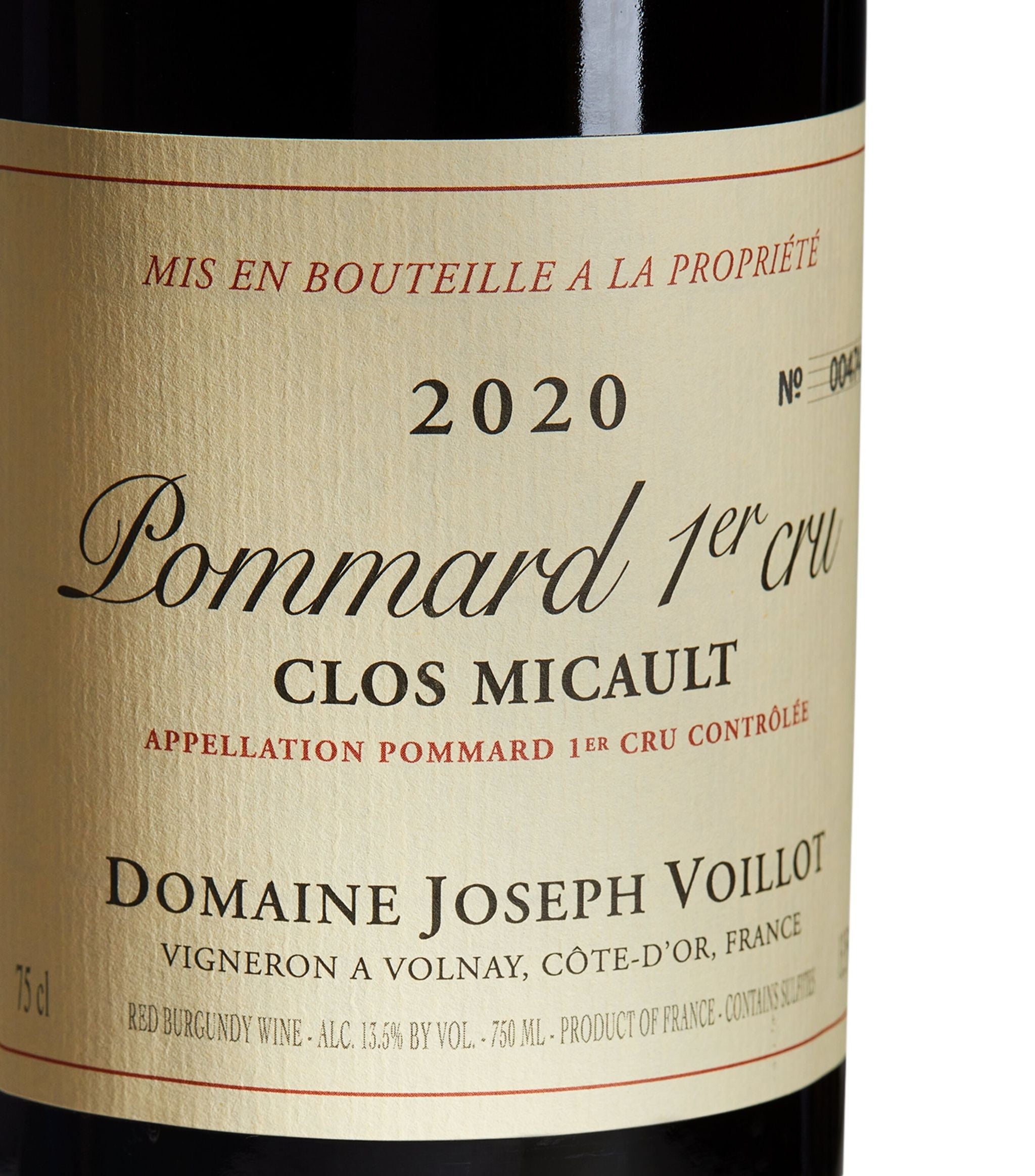 Pommard 1er Cru Le Clos Micault 2020 (75cl) - Burgundy, France GOODS Harrods   