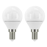 HOME LED Mini Globe 40w SES Light Bulb 2Pk essentials Sainsburys   