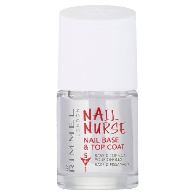 Rimmel London Nail Nurse 5 in 1 Nail Base & Top Coat 12ml