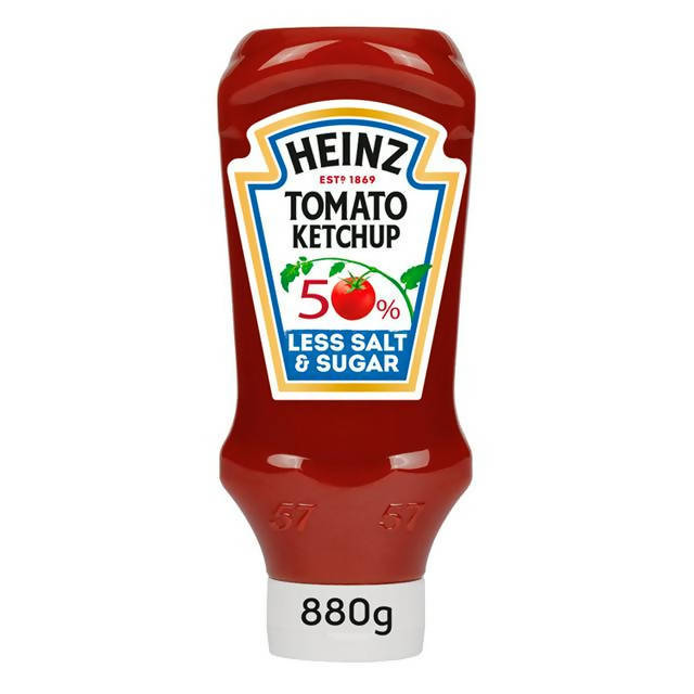 Heinz Tomato Ketchup 50% Less Sugar 880g - McGrocer