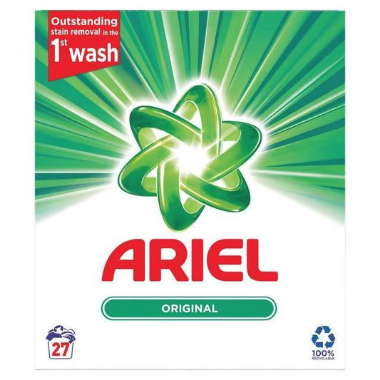 Ariel Original Washing Powder 1.75Kg (27 Washes) detergents & washing powder Sainsburys   