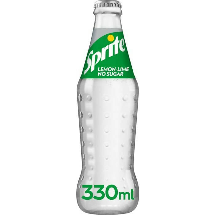 Sprite No Sugar 24 x 330ml Glass Bottles