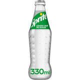 Sprite No Sugar 24 x 330ml Glass Bottles Soft Drinks McGrocer Direct   