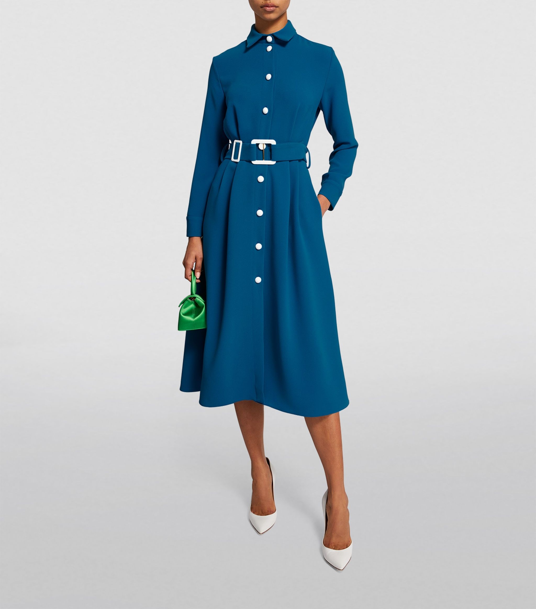 Belted Echo Midi Dress GOODS Harrods   