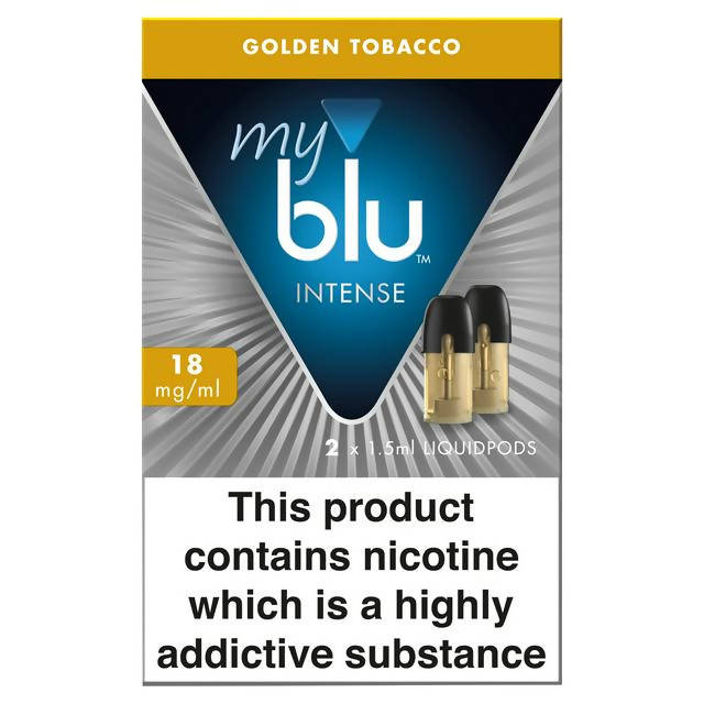 My Blu Intense Liquidpods Tobacco Refill 18mg smoking control Sainsburys   