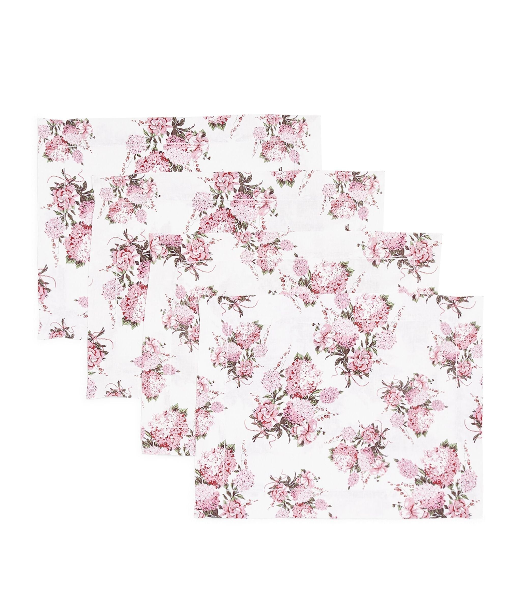 Set of 4 Floral Placemats (38cm x 50cm) GOODS Harrods   