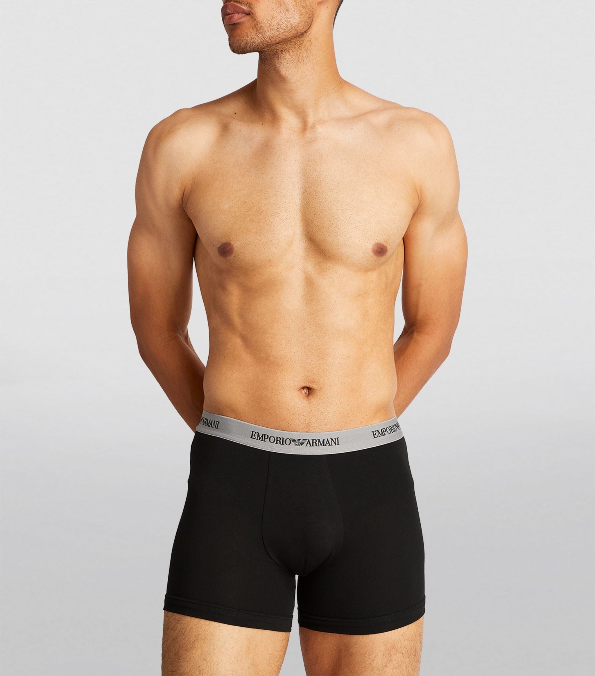 Stretch-Cotton Boxer Briefs (Pack of 2) GOODS Harrods   