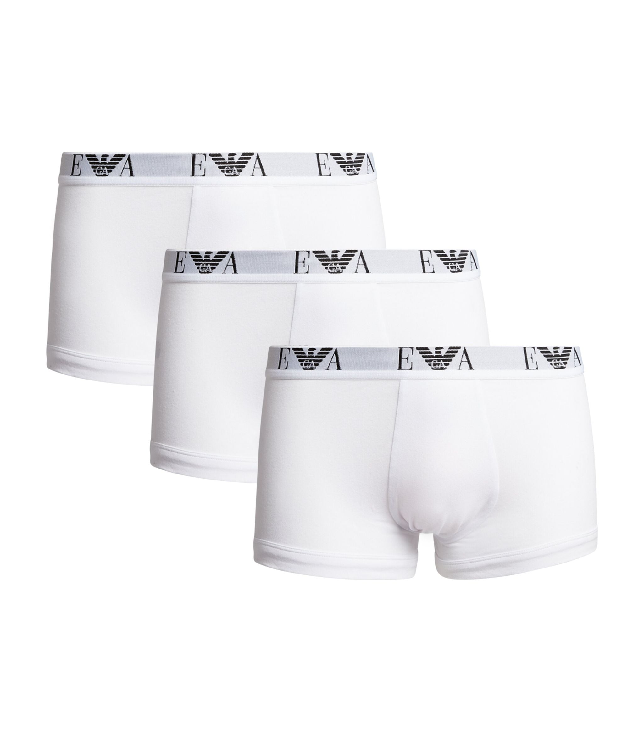 Stretch-Cotton Eagle Monogram Trunks (Pack of 3) GOODS Harrods   