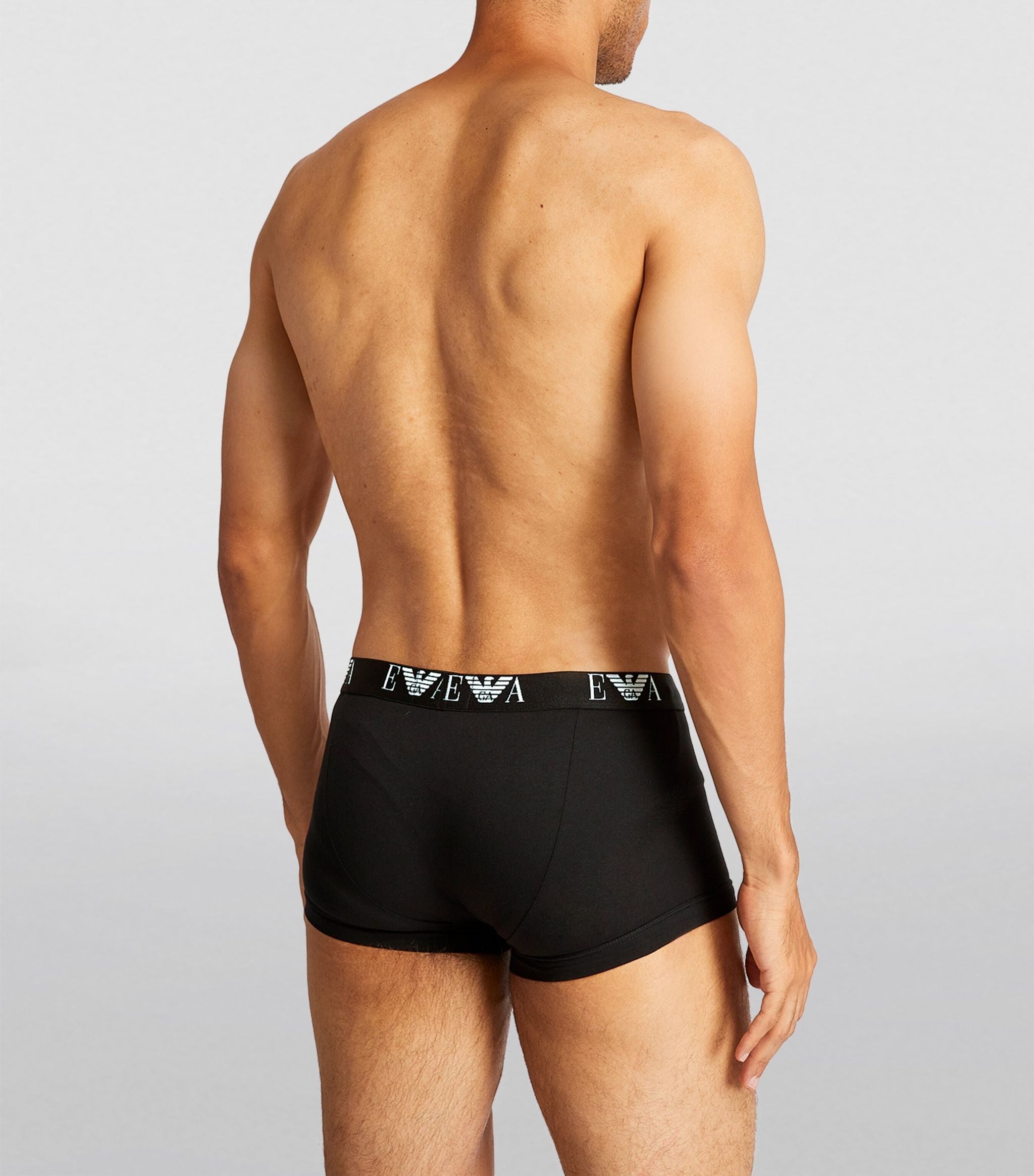 Stretch-Cotton Eagle Monogram Trunks (Pack of 3) GOODS Harrods   