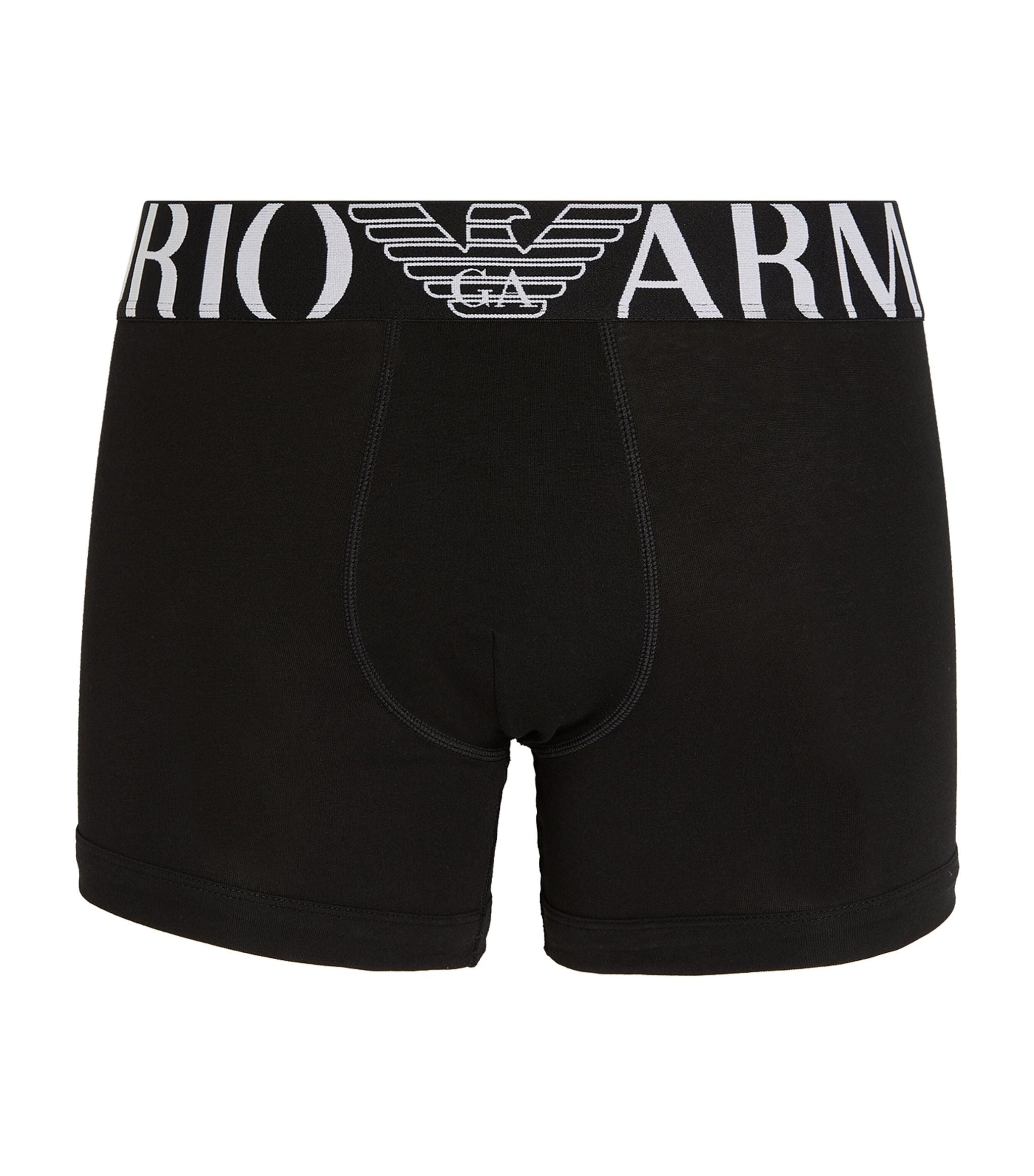 Stretch-Cotton Logo Boxer Briefs GOODS Harrods   