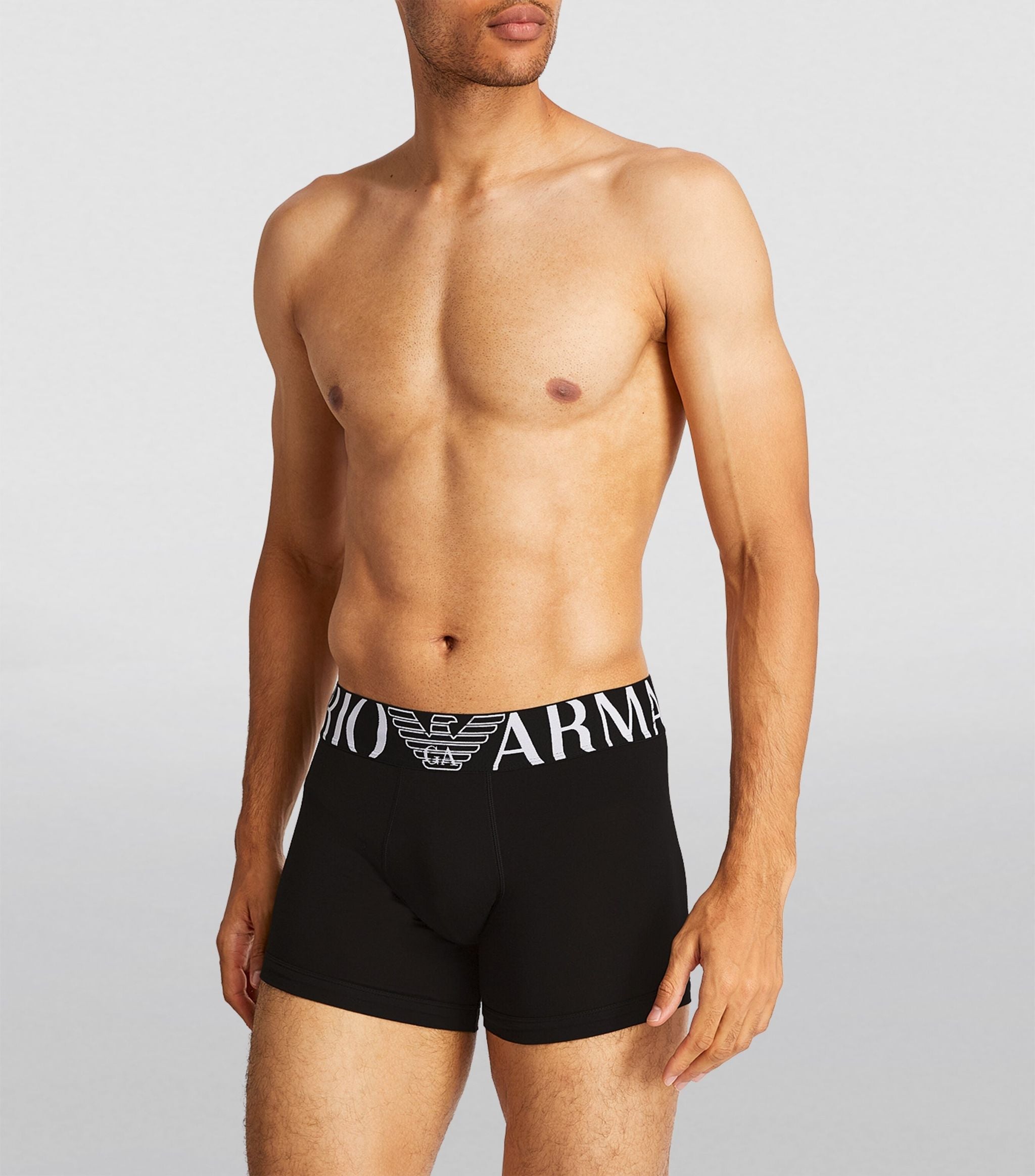 Stretch-Cotton Logo Boxer Briefs GOODS Harrods   