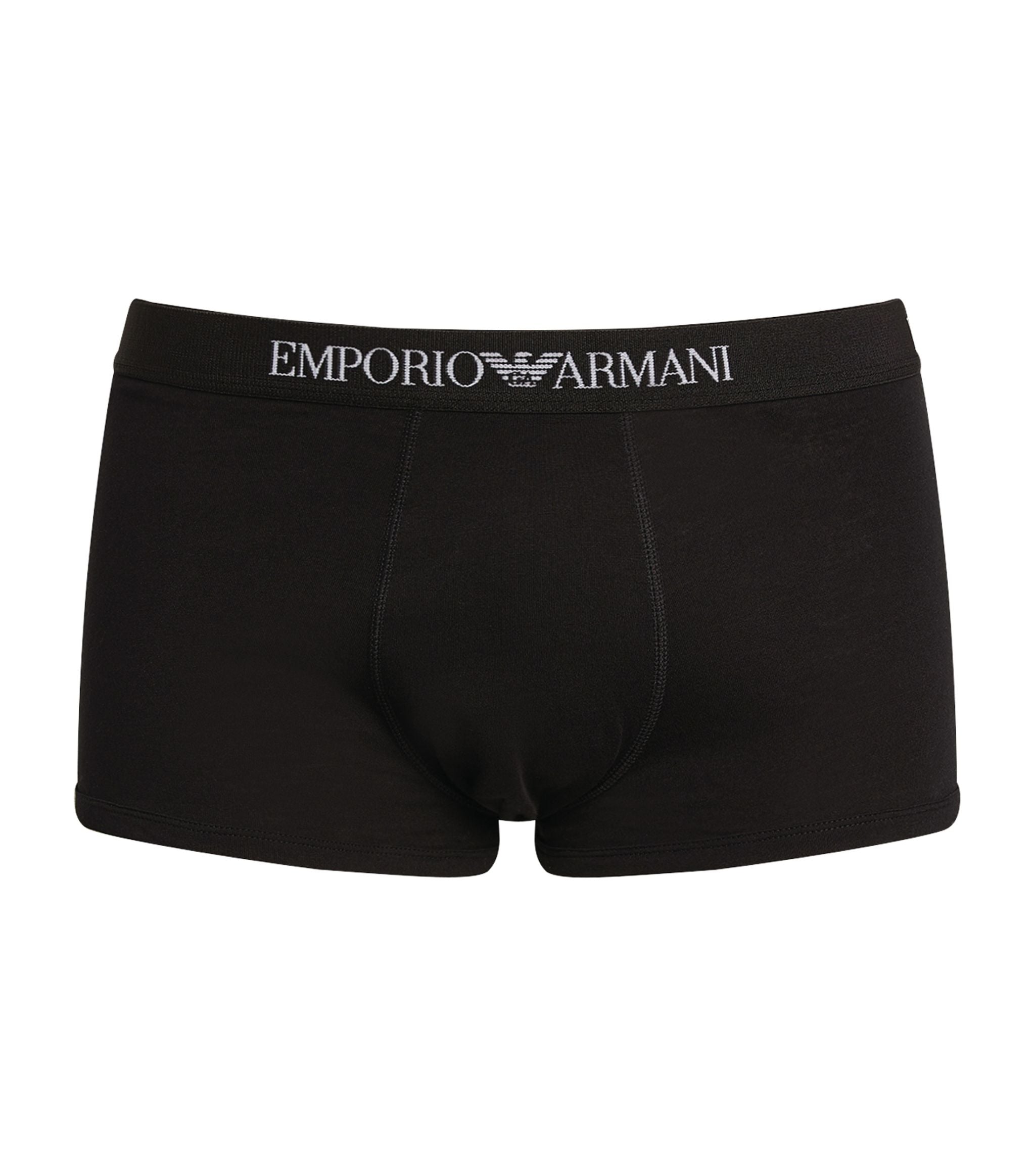 Stretch Cotton Logo Trunks (Pack Of 3) GOODS Harrods   