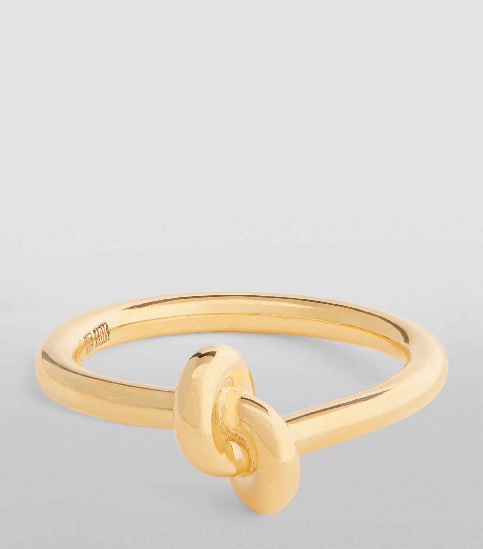 Yellow Gold Absolutely Knot Slim Ring GOODS Harrods   