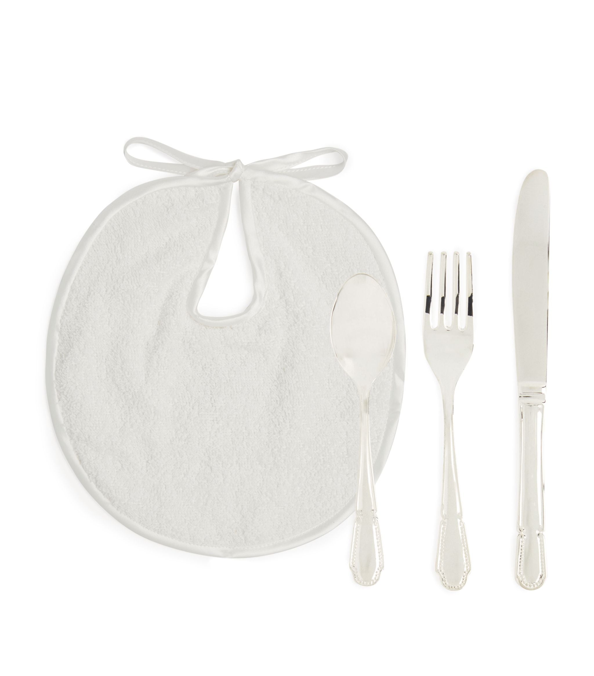 Bib And Cutlery Set GOODS Harrods   