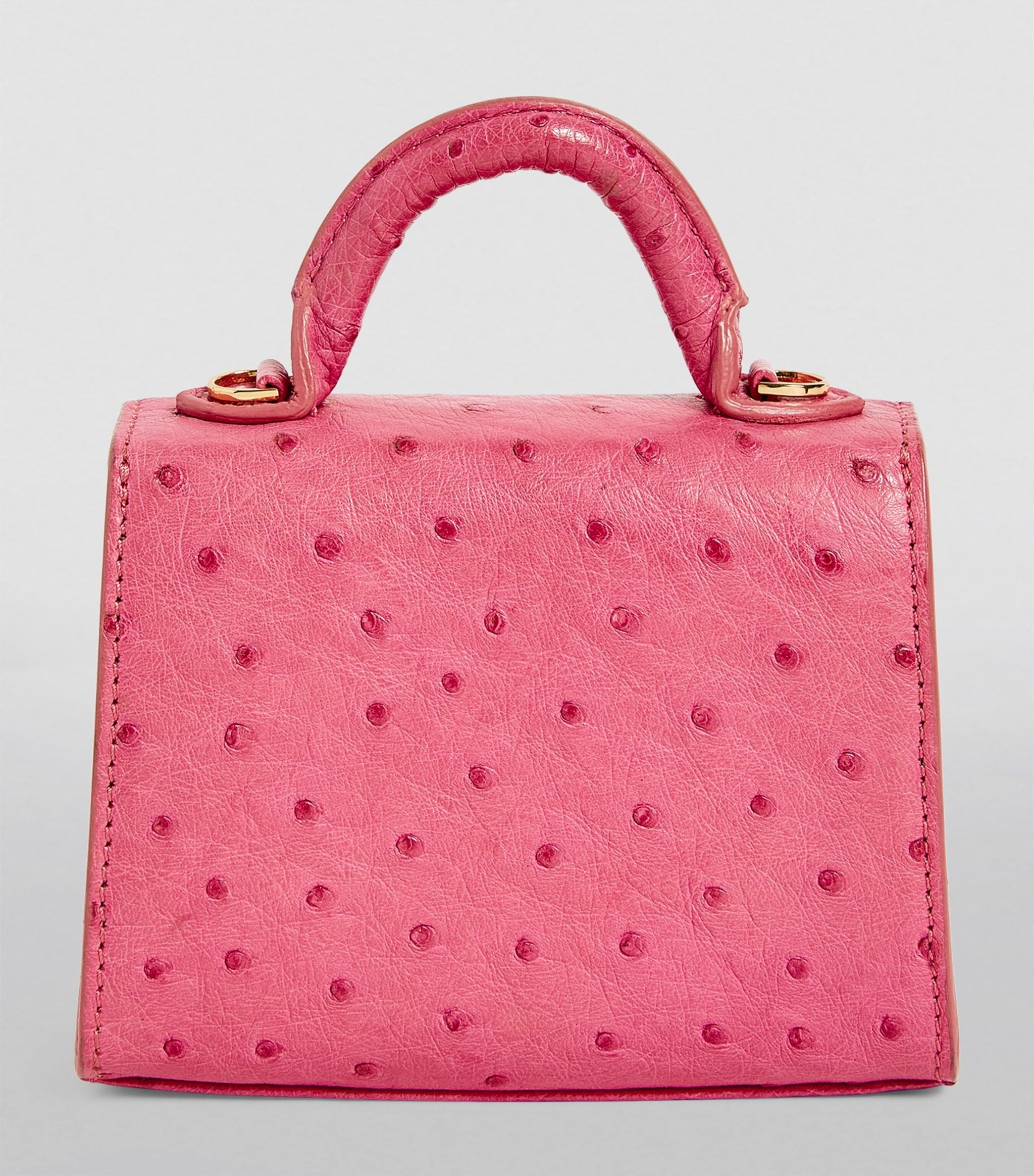 Ostrich Mini Alla Top-Handle Bag 12 GOODS Harrods   