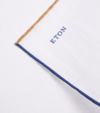 Linen Coloured-Edge Pocket Square GOODS Harrods   