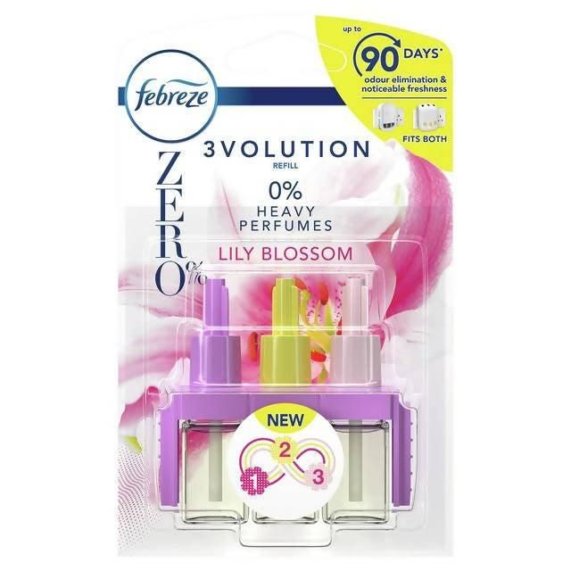 Febreze 3Volution Zero% Air Freshener Plug-In Refill Lily Blossom