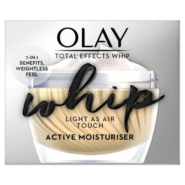 Olay Total Effects Whip Light As Air Moisturiser 7 benefits In 1 50ml All Sainsburys   