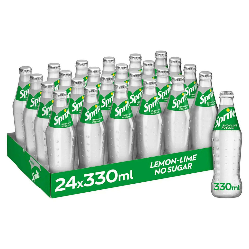 Sprite No Sugar 24 x 330ml Glass Bottles