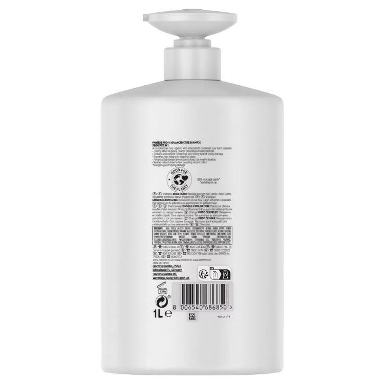 Pantene Advanced Care 5-in-1 Shampoo, 1L Shampoo Costco UK   