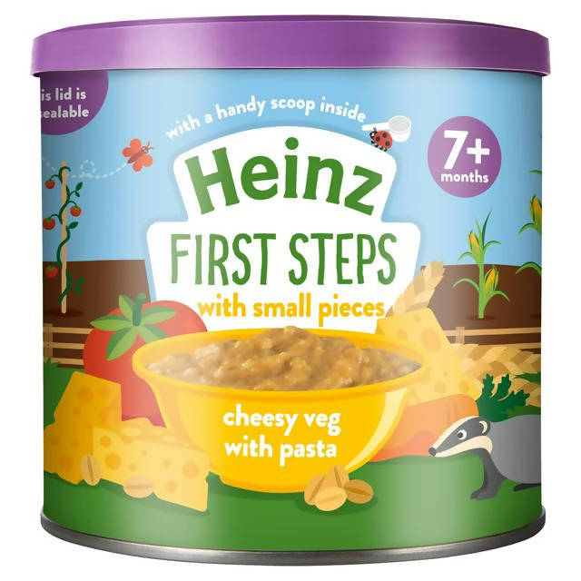 Heinz 7+ Months First Steps Cheesy Veg with Pasta 200g GOODS Sainsburys   