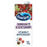 Ocean Spray Juice Drink, Cranberry & Blackcurrant 1L All long life juice Sainsburys   