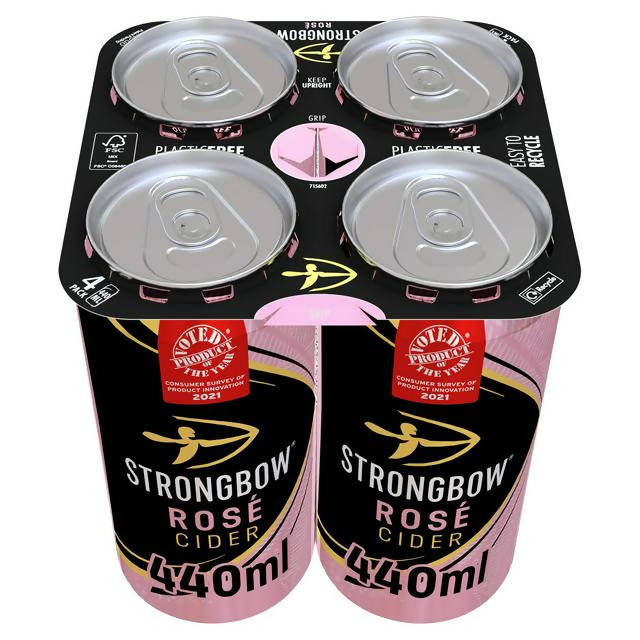 Strongbow Rose Cider 4x440ml Cider Sainsburys   