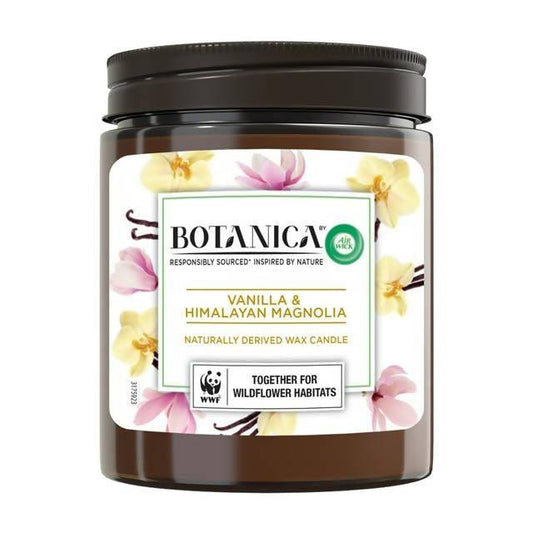 Botanica by Air Wick Candle, Vanilla & Himalaya Magnolia Aircare Sainsburys   