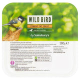 Sainsbury's Wild Bird Peanut Fat Feast 280g Bird Sainsburys   