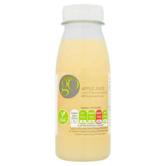 Sainsbury's On the Go Apple Juice 250ml All chilled juice Sainsburys   