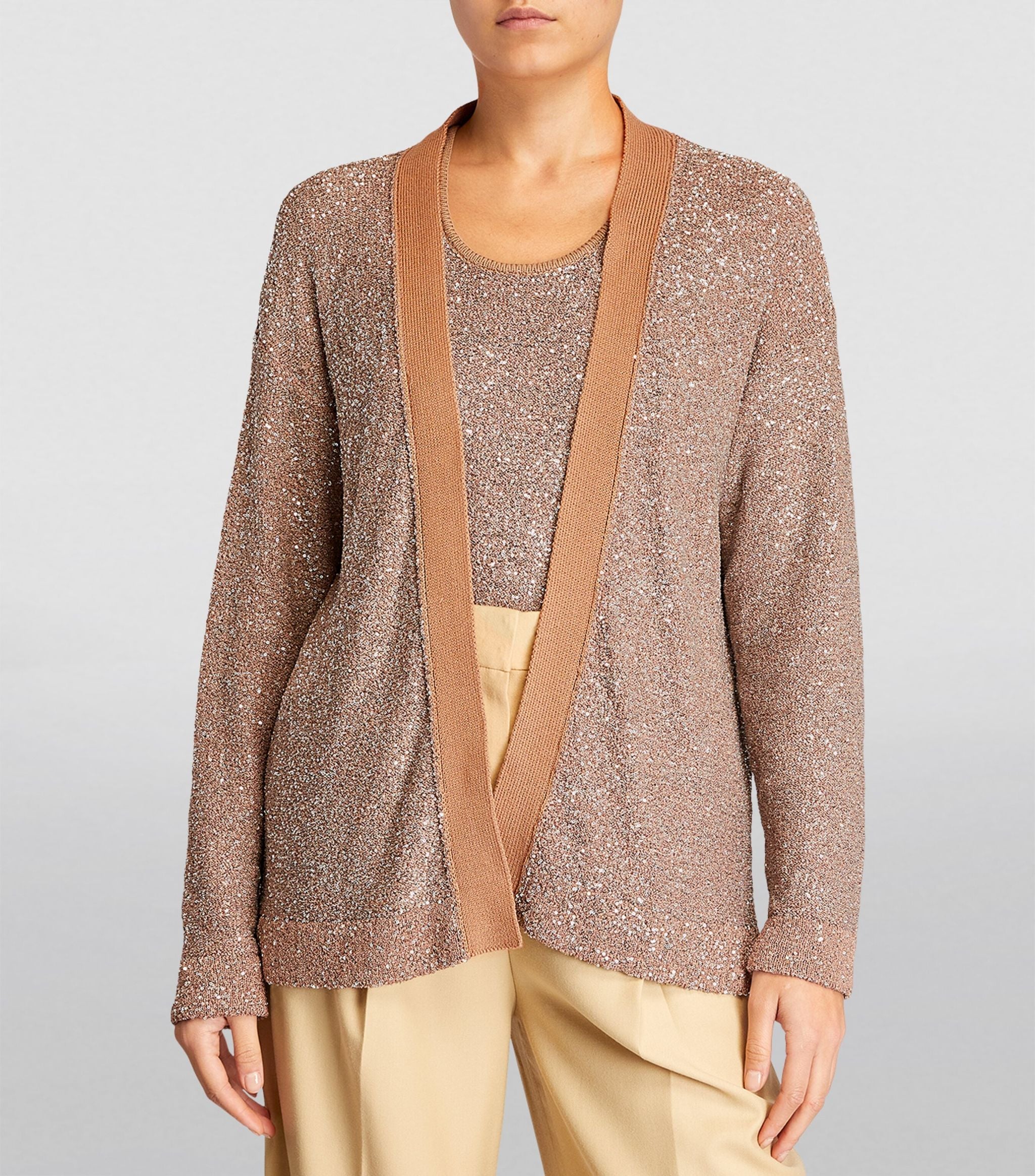 Sequin-Embellished Cardigan GOODS Harrods   