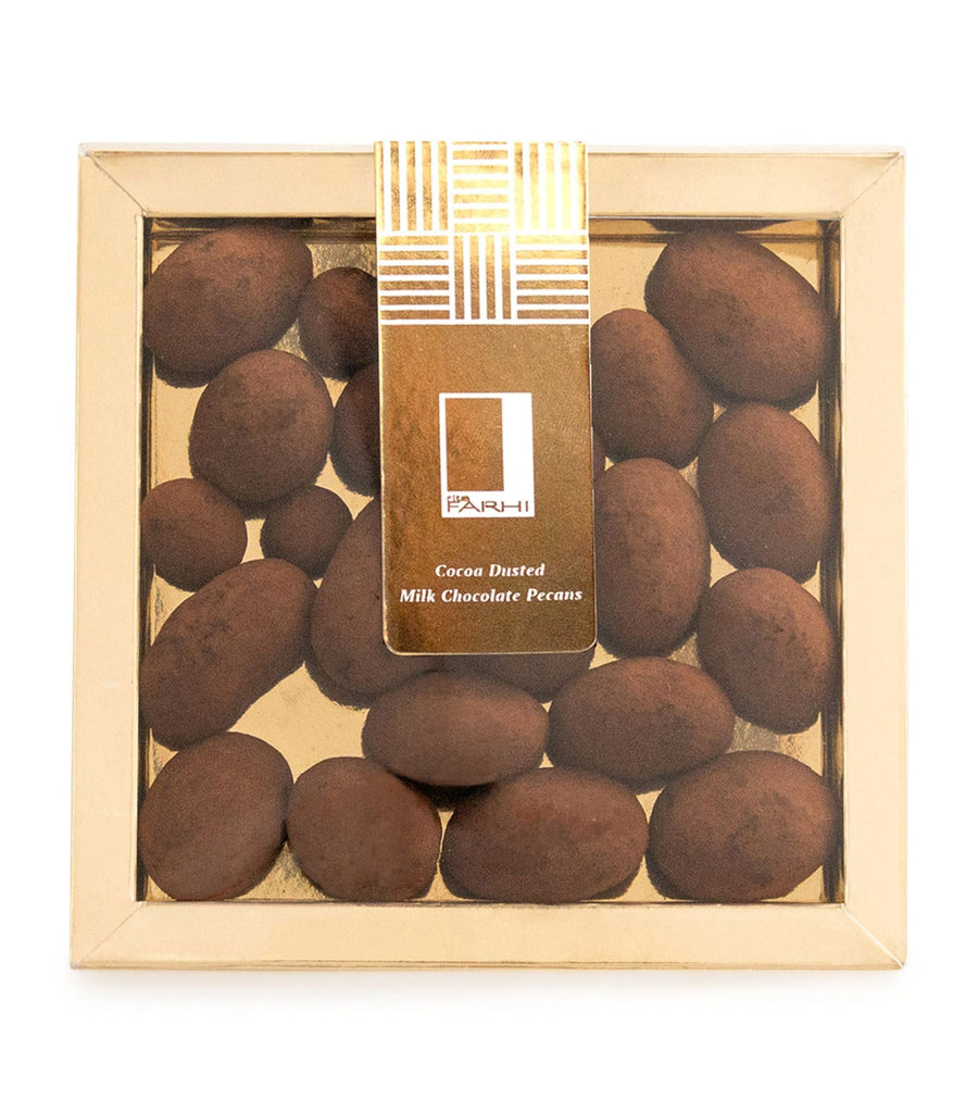 Cocoa Dusted Caramalised Milk Chocolate Pecans with Gianduja (200g)