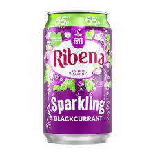 RIBENA SPARKLING BLACKCURRANT 24 X 330ML