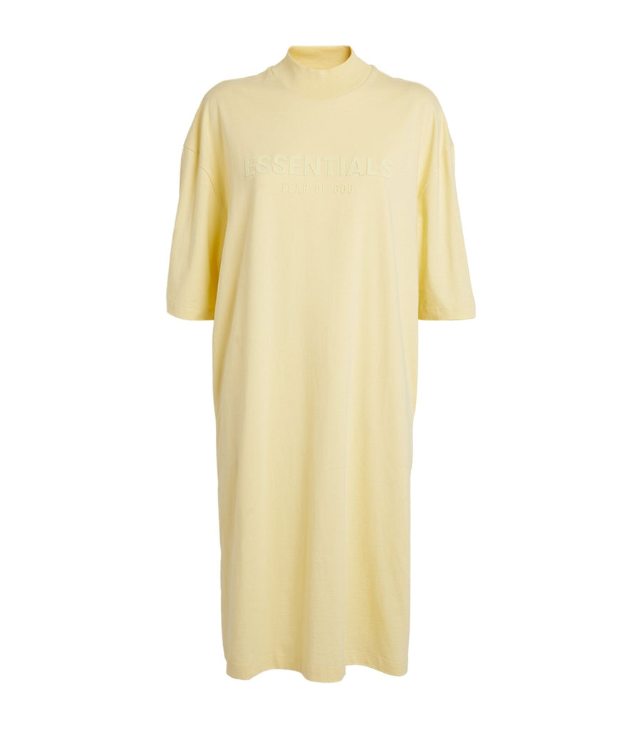 FOG ESSENTIALS TEE DRESS CANARY