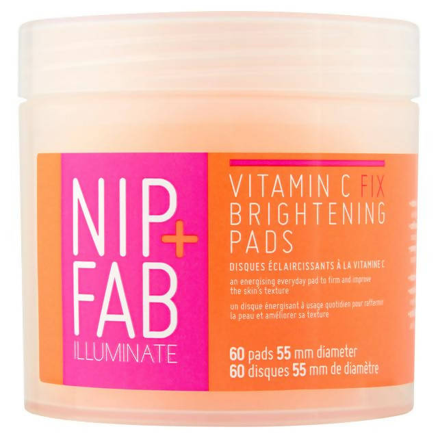 Nip+Fab Vitamin C Fix Brightening Pads Cotton wool & buds Sainsburys   
