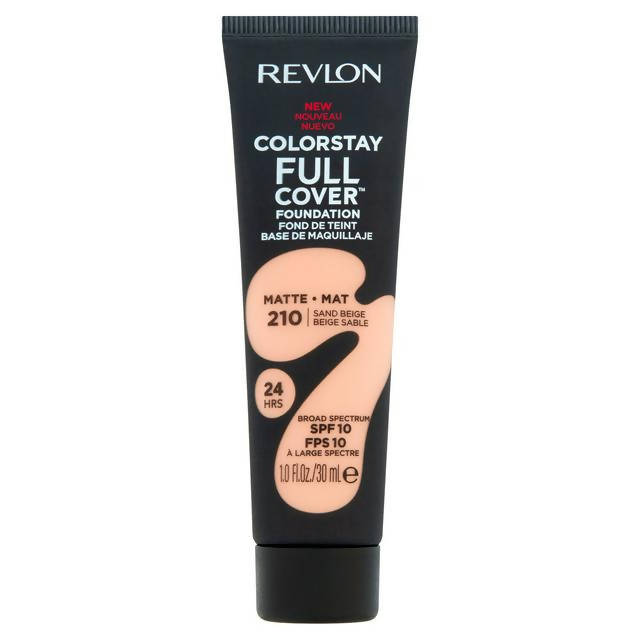 Revlon Colorstay Full Cover Foundation Sand Beige Matte 210 30ml All Sainsburys   