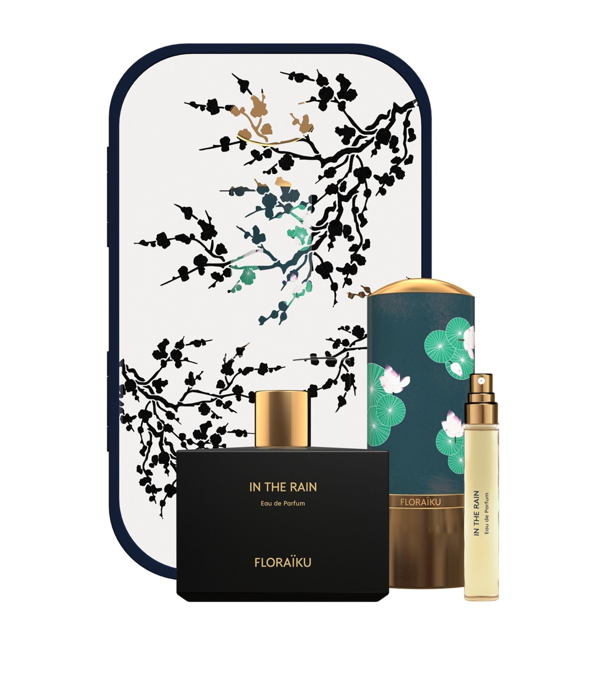 In The Rain Set Eau de Parfum Bento Box (50ml with 10ml Refill) GOODS Harrods   