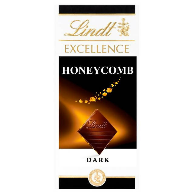 Lindt Excellence Dark Honeycomb Cocoa Chocolate Bar 100g