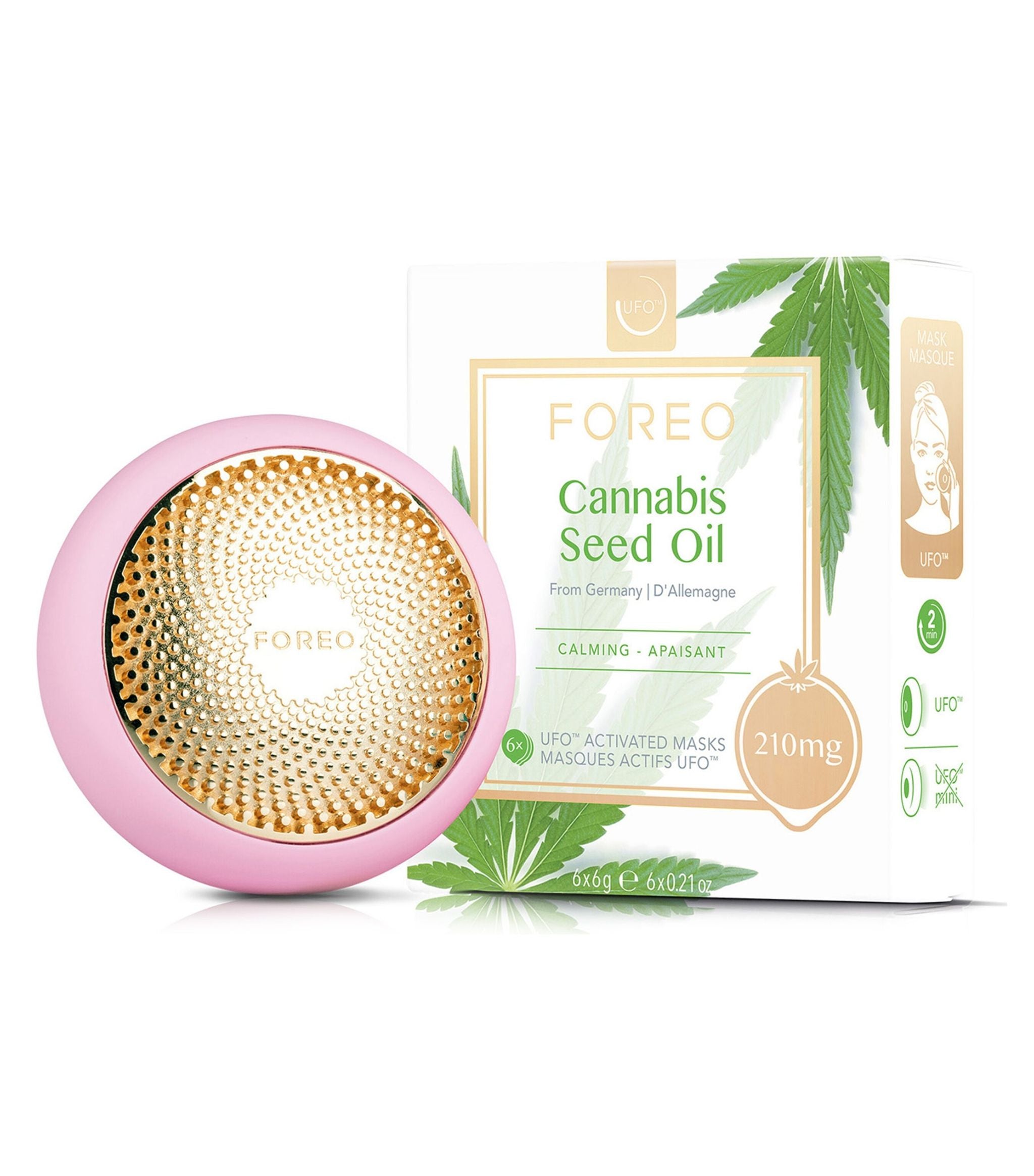 Cannabis Seed Oil UFO Calming Mask (Set of 6) GOODS Harrods   