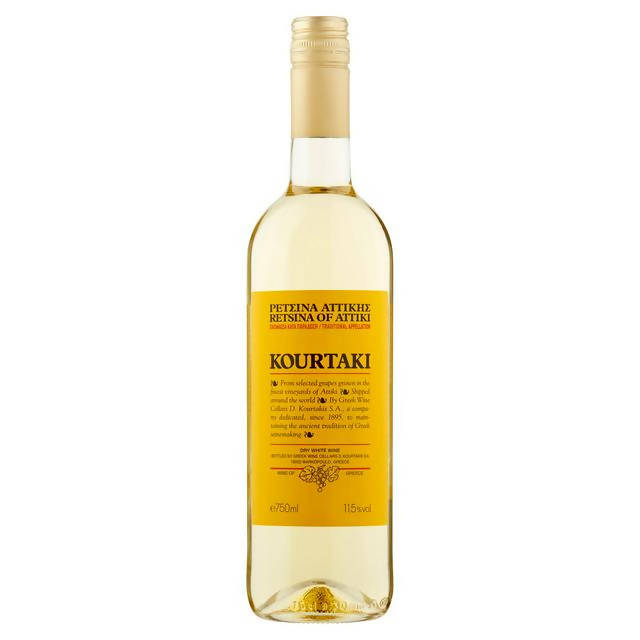 Retsina of Attiki, Kourtaki 75cl All white wine Sainsburys   