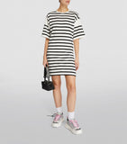 Organic Cotton Striped Mini Dress GOODS Harrods   