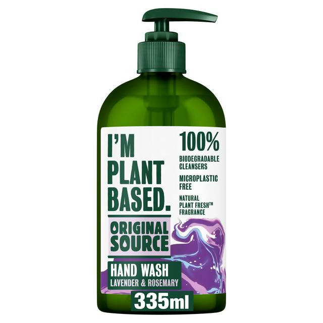 Original Source I'm Plant Based Lavender & Rosemary Hand Wash 335ml Handwash Sainsburys   