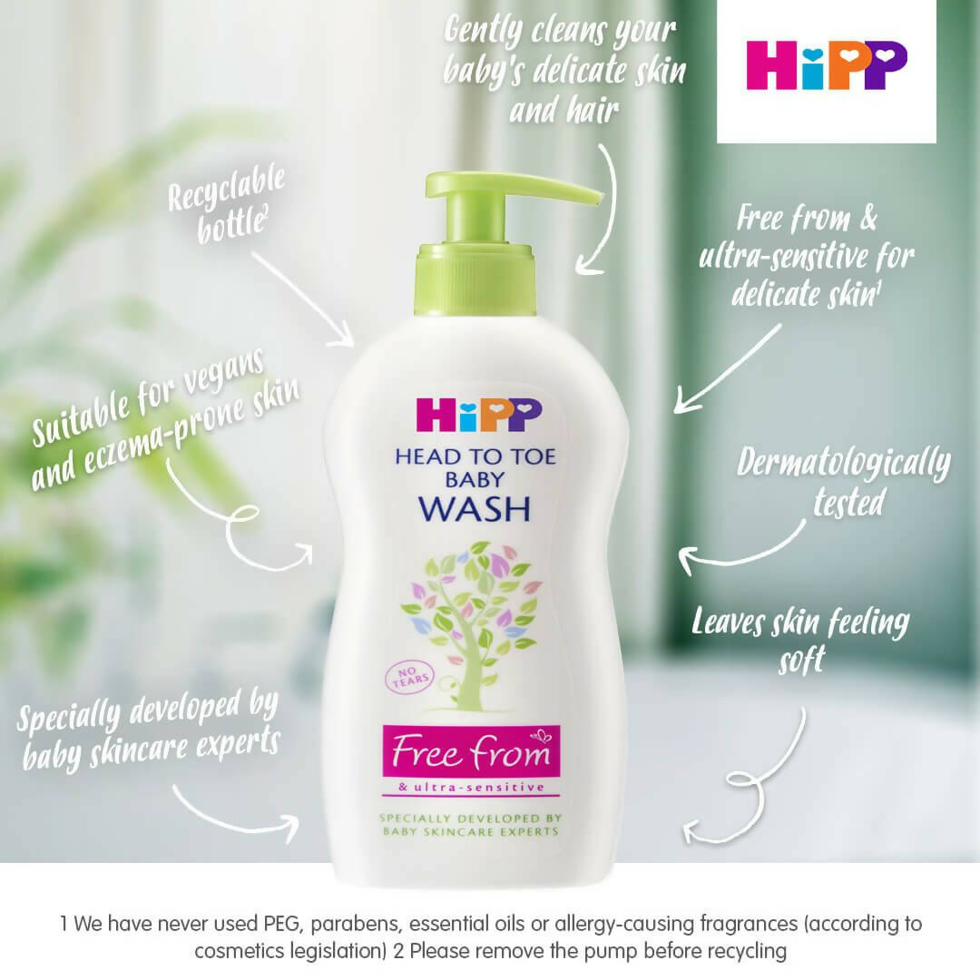 HiPP Head to toe baby wash (400ml) Head to toe baby wash McGrocer Direct   